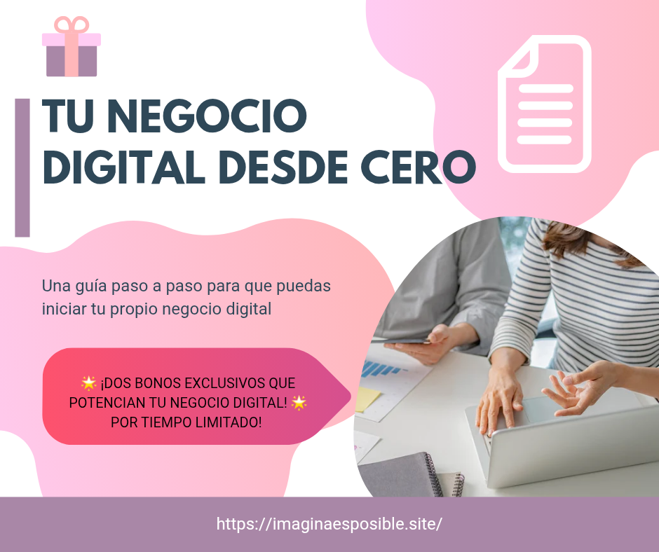 Tu negocio digital paso a paso